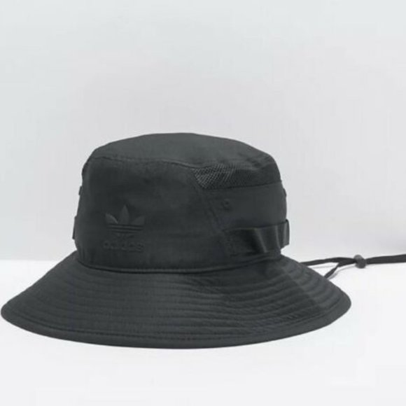 Nwt $32 Adidas Originals Recycled Poly Mesh Webbing Boonie Bucket Hat Cap L/XL - Picture 1 of 7